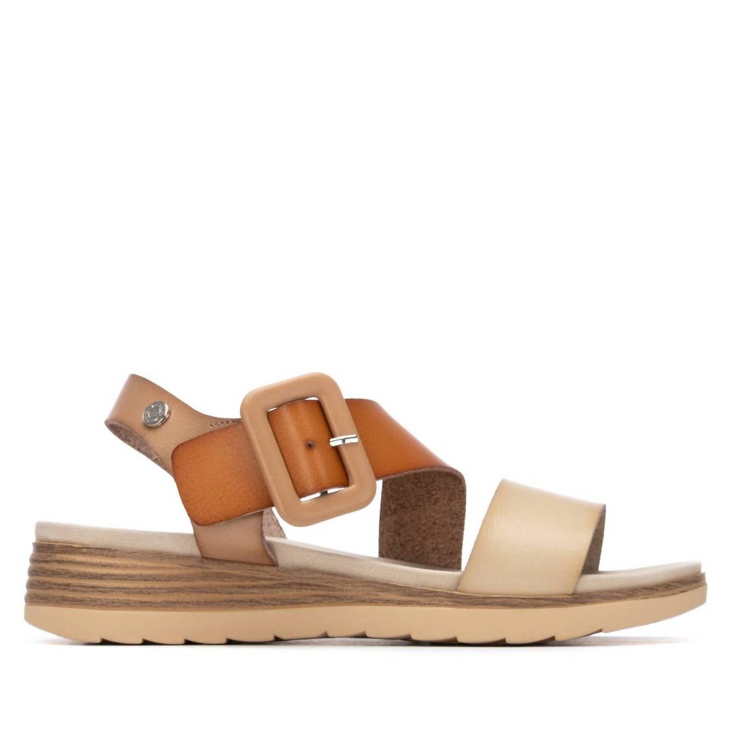 Xti - Women's Cross Strap Wedge Sandals
