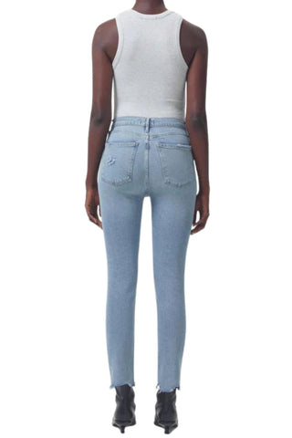 Agolde - Nico High Rise Slim Fit In Rooted