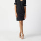 Joseph Ribkoff - Knee Length Bow Sleeves Dress