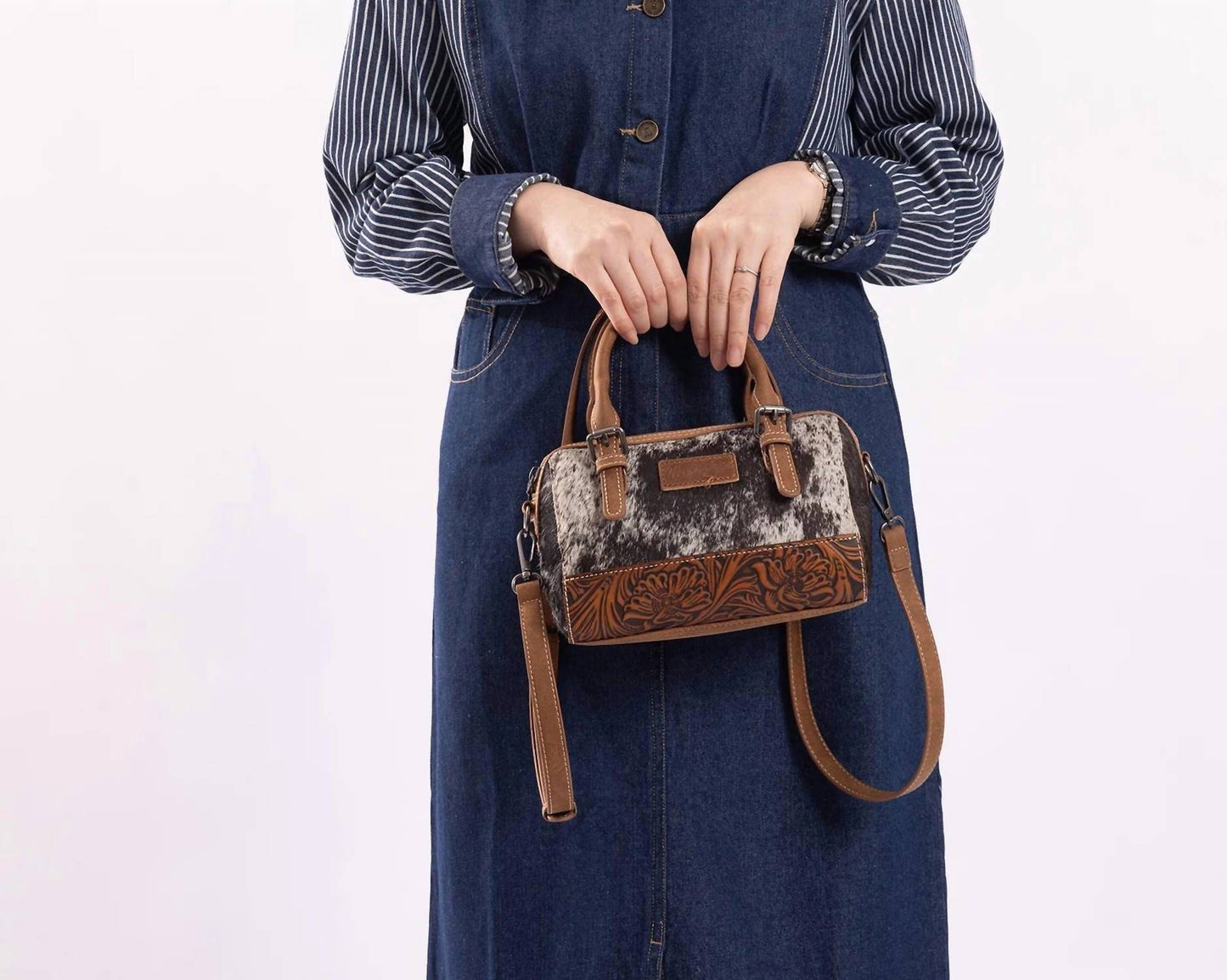 Montana West - Women's Wrangler Gringo Barrel Bag