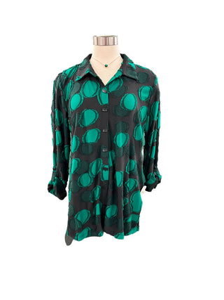 Multiples - Jacquard Knit Blouse