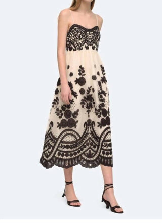 Sea - Joelle Appliqué Slip Dress
