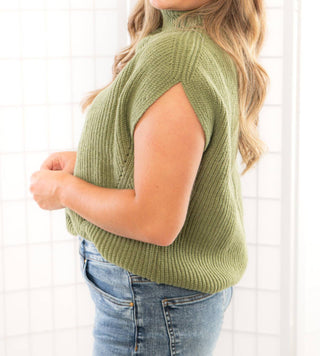 Thml - Turtleneck Ribbed Sweater Vest