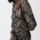 Joseph Ribkoff - Tropical Print Tie Front Top