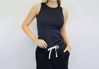 Erin Gray - Luxe Elevated Ribbed High Neck Tank Top