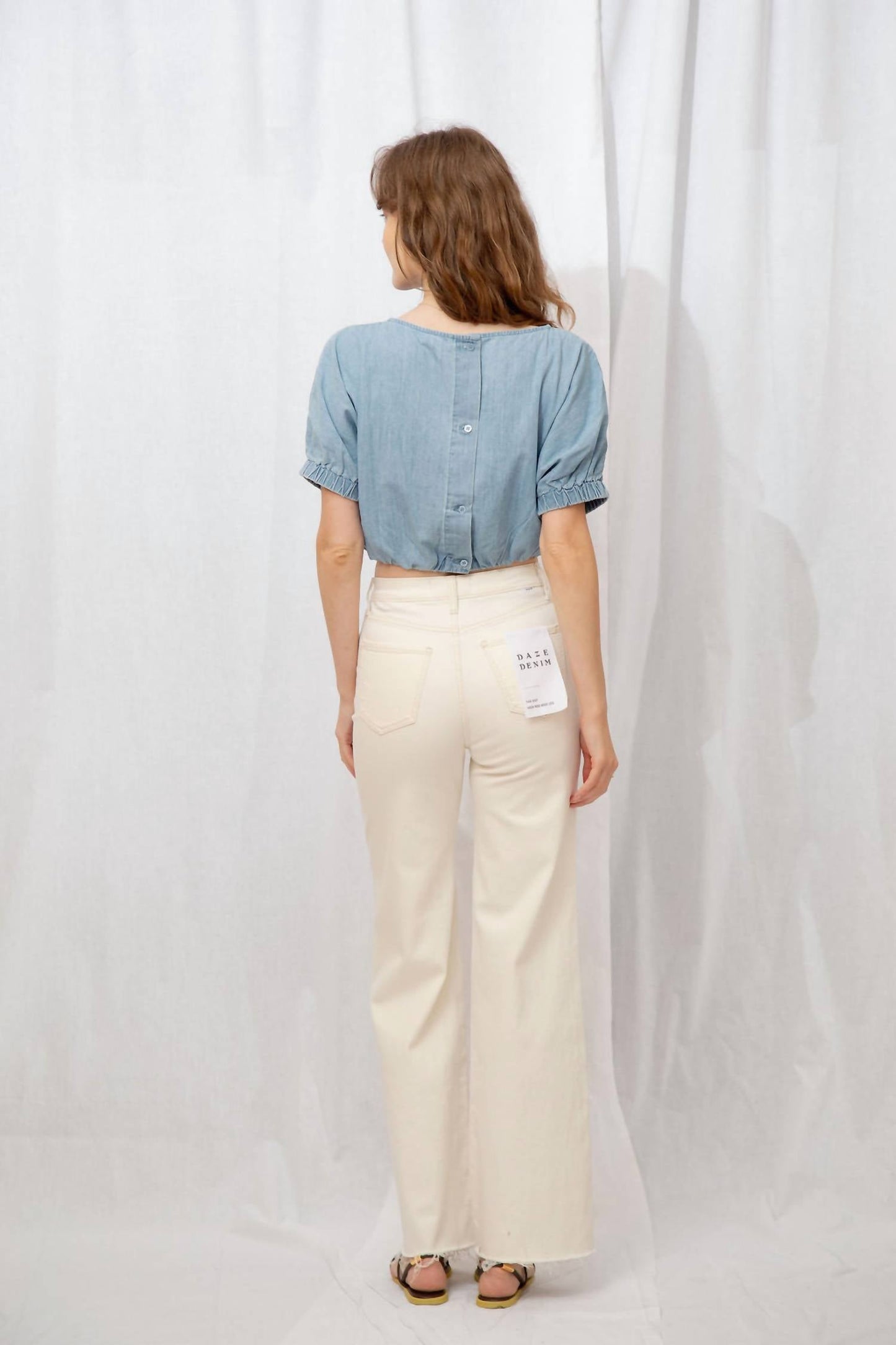 Miou Muse - Maliah Denim Top