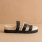 Oasis Society - Women's Alpine Faux Shearling Sandals