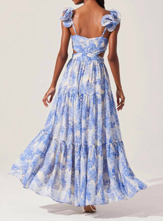 Astr - Fritillaria High Slit Maxi Dress