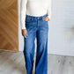 Judy Blue - Women's High Rise Tummy Control Retro Wide Leg Jeans
