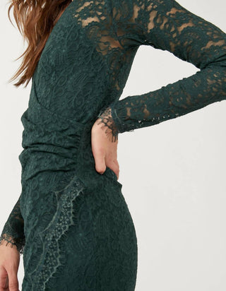 Free People - Pearl Lace Mini Dress