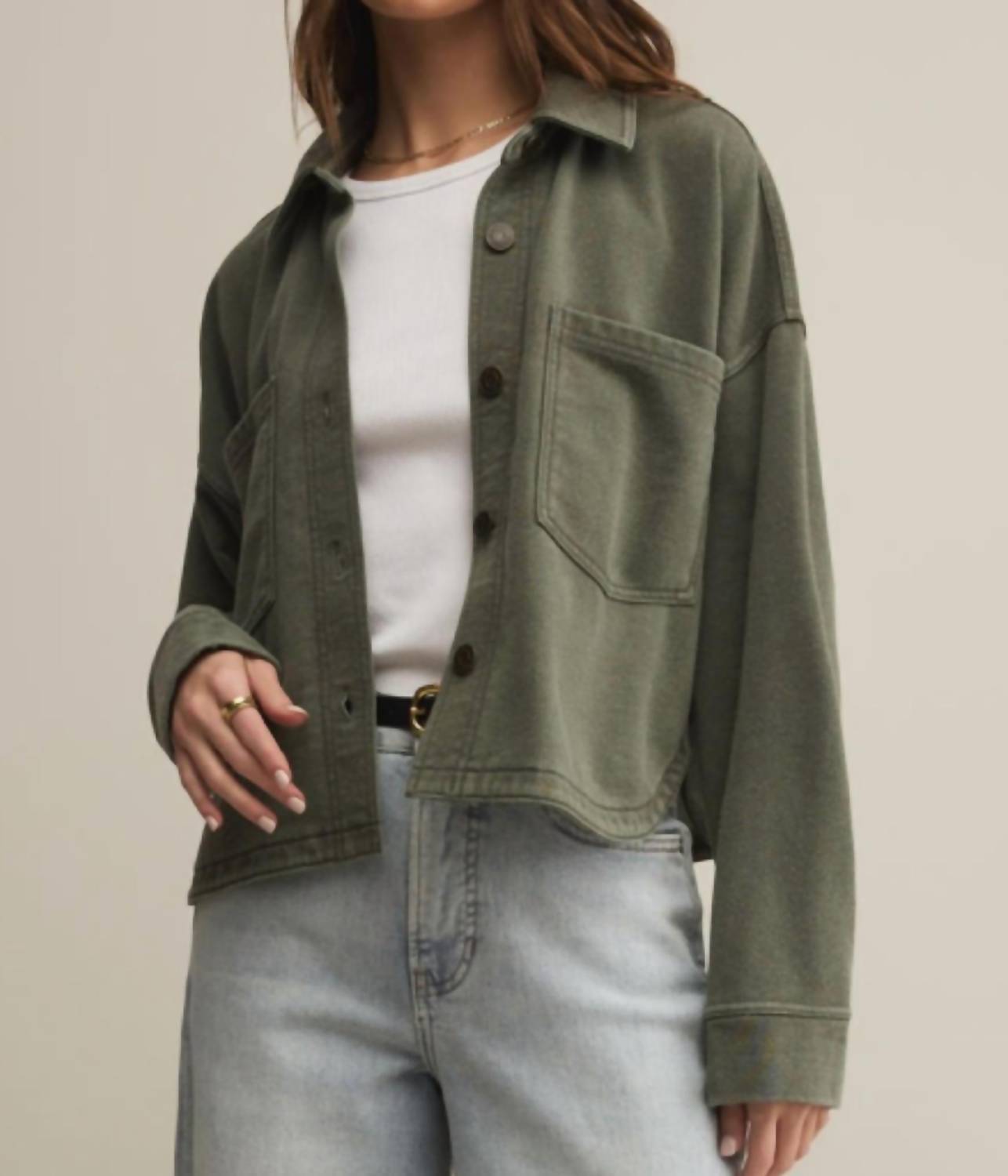 Z Supply - All Day Cropped Knit Jacket