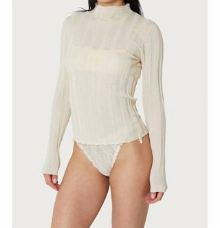 Find Me Now - Light Weight Wide Ribbed Knit Top