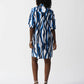 Joseph Ribkoff - Abstract Poplin Trapeze Dress