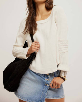 Free People - Swinging Cable Cuff Top