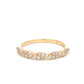 Aamiaa - 0.38 Carat Natural Diamond Rope Twist Band Ring
