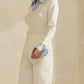 Able - Sweater Top With Contrast Neck & Cuffs
