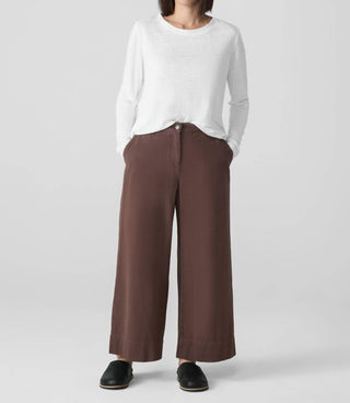 Eileen Fisher - Garment-dyed Wide-leg Pant