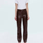 Pistola - Cassie Super High Rise Croc Straight Pant