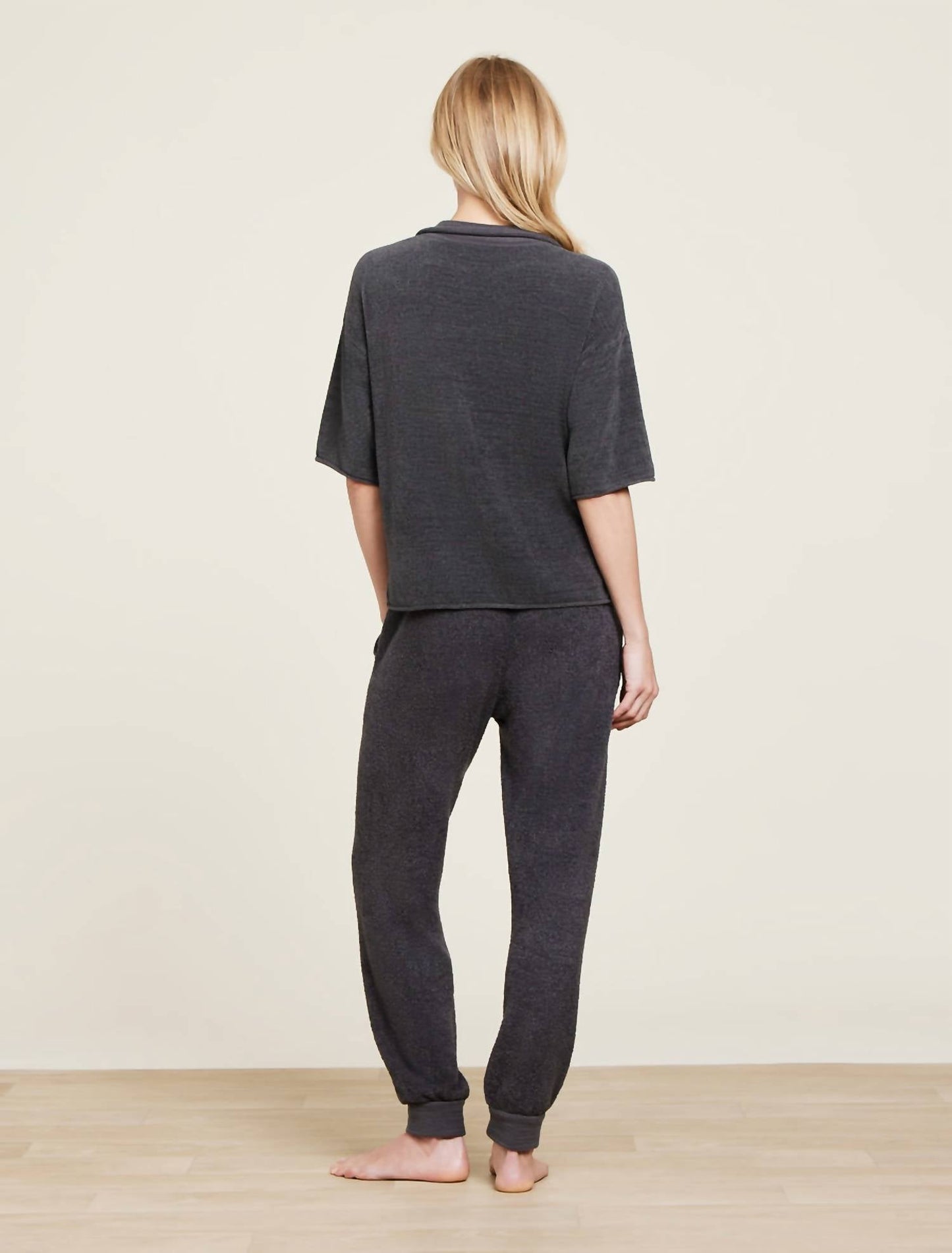 Barefoot Dreams - Cozy Chic Ultra Lite Collared Short Sleeve Top