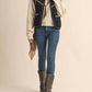 &Merci - Jay Quilted Vest with Trim Detail
