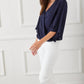 Karen Kane - Daphne Drape Front Crossover Top