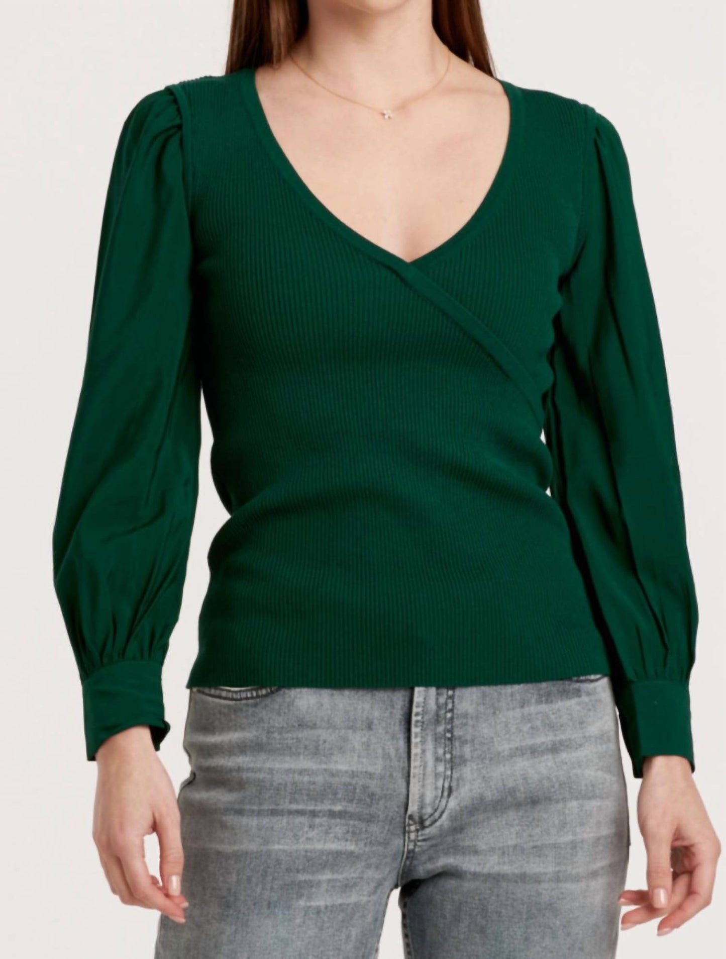 Another Love - Long Sleeve Overlap Top