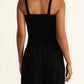 Z Supply - Amelie Smocked Linen Crop Tank