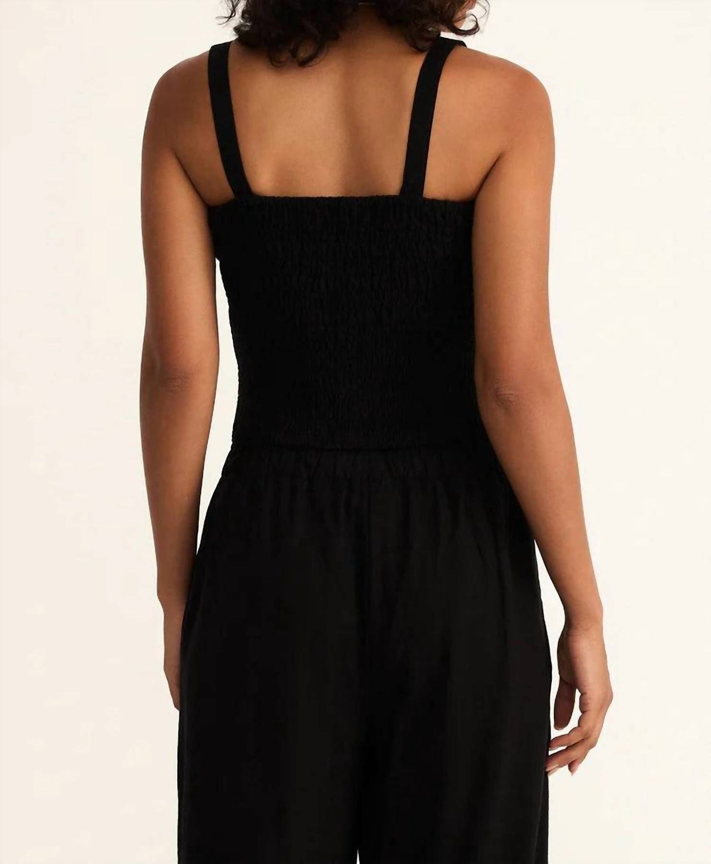 Z Supply - Amelie Smocked Linen Crop Tank
