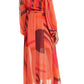 Hutch - Lindie Geo Print Long Sleeve Wrap Dress
