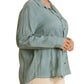 Umgee - Chenille Button Down Top