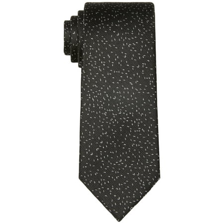 Calvin Klein Men's Flecked Tie - Night Black