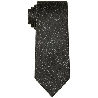 Calvin Klein Men's Flecked Tie - Night Black