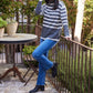 Karen Kane - Stripe Turtleneck Sweater