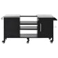 K&K 72.4' Large Grill Table for Big Green Egg