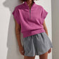 Varley - FULTON CROPPED KNIT TOP