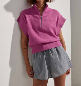 Varley - FULTON CROPPED KNIT TOP