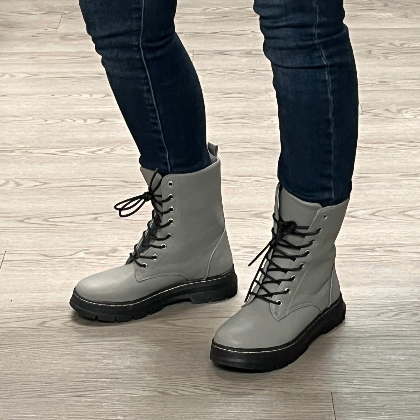 Ccocci - Women's Renee Lace Up Combat Boots