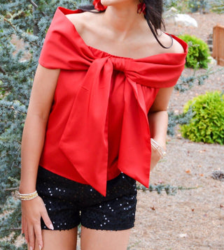 Tcec - Bowtiful Bliss Off The Shoulder Top