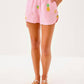 Lilly Pulitzer - Elodey Linen Shorts Happy Hours