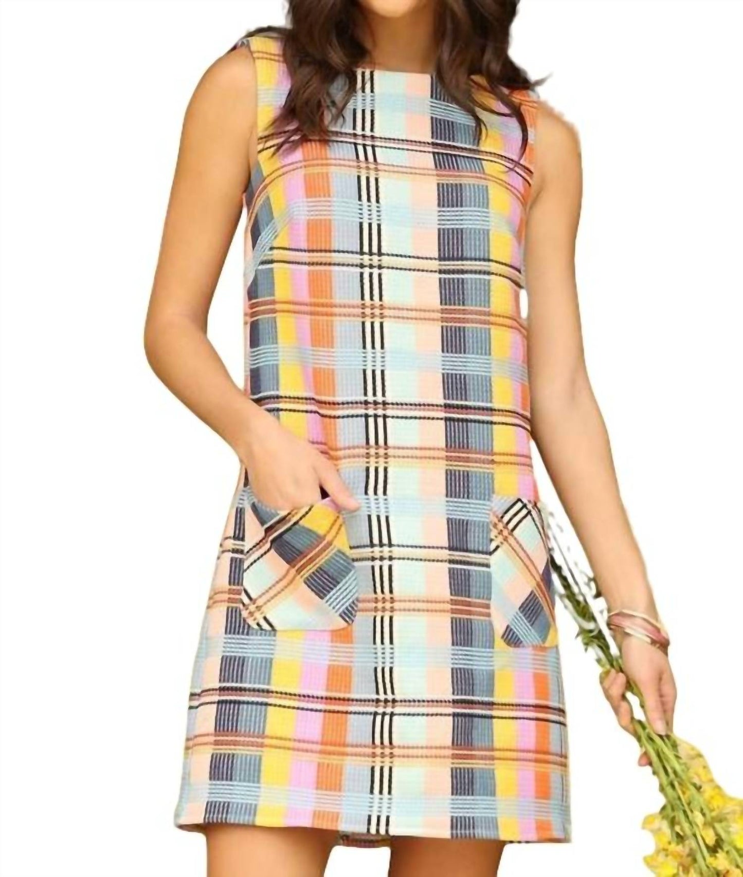 Eva Franco - Summer Plaid Shift Dress