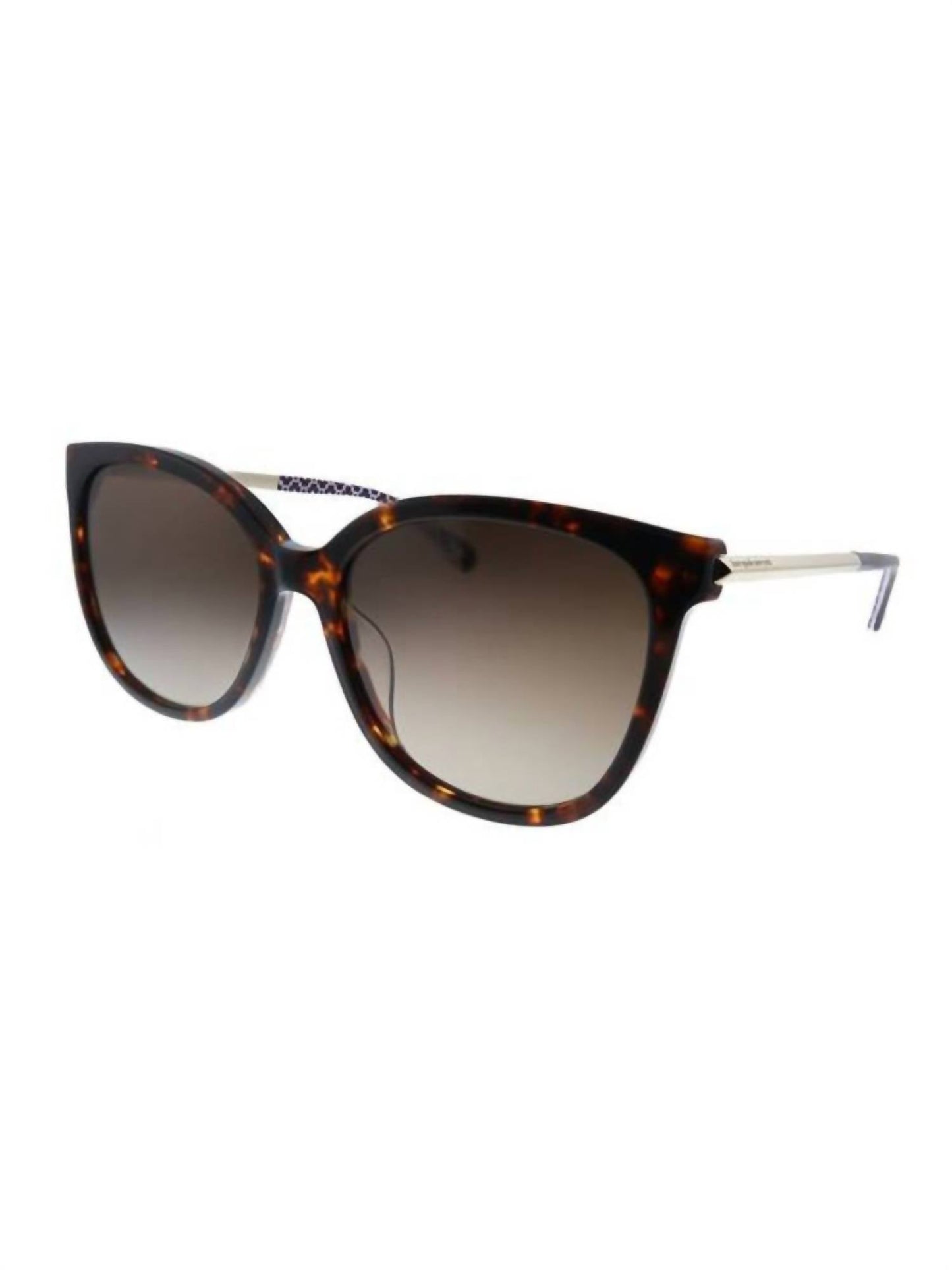 Kate Spade - BRITTON/G/S Square Plastic Sunglasses with Brown Gradient Lens