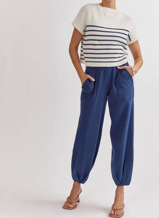 Entro - Freya Striped Knit Top