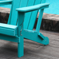 Adirondack Folding Chair with Dual Cup Holders - Lake Blue