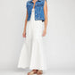 Self Contrast - Arizona Crop Slim Denim Vest