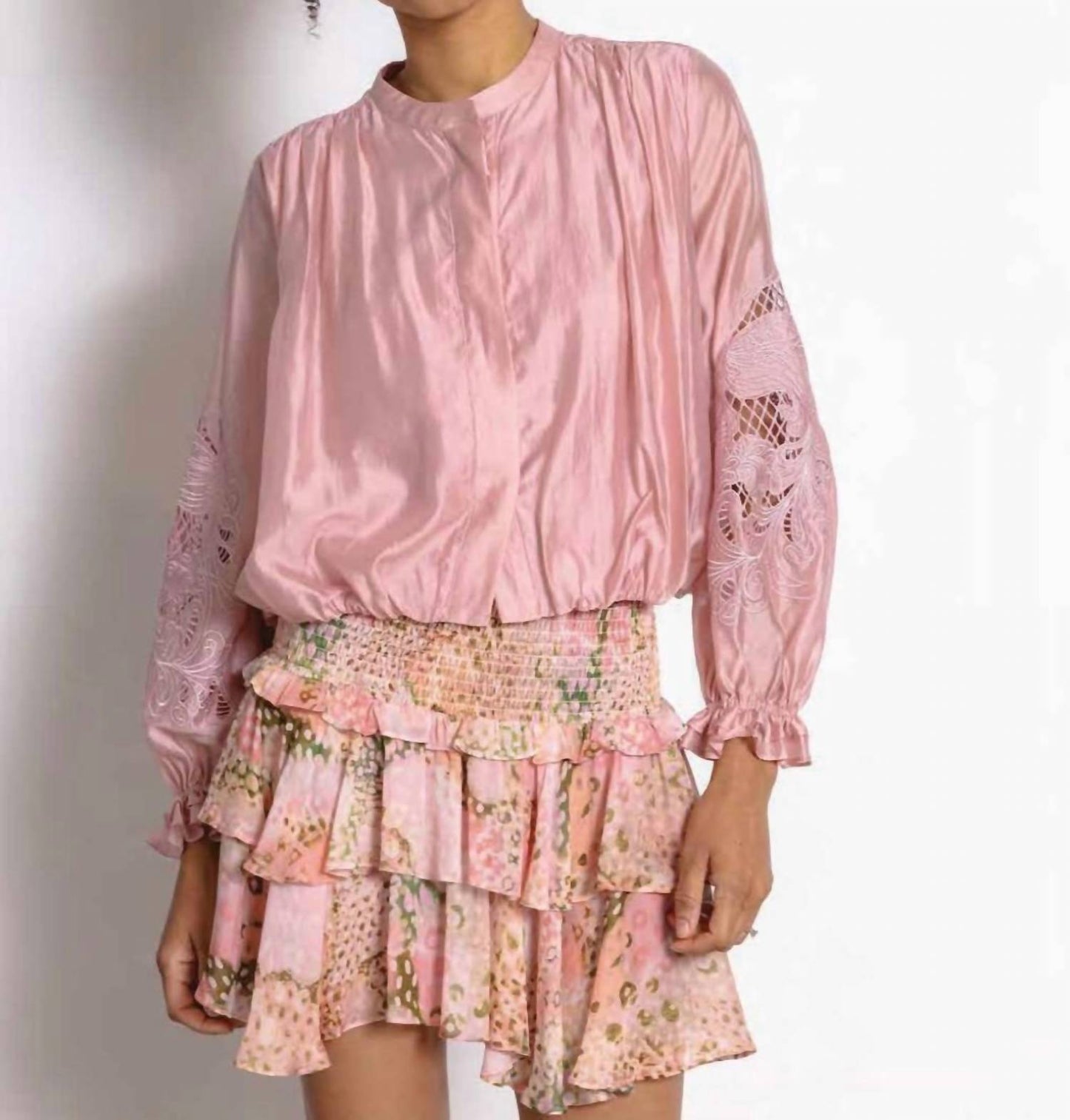 Dream Catcher - Laura Lace Long Sleeve Top
