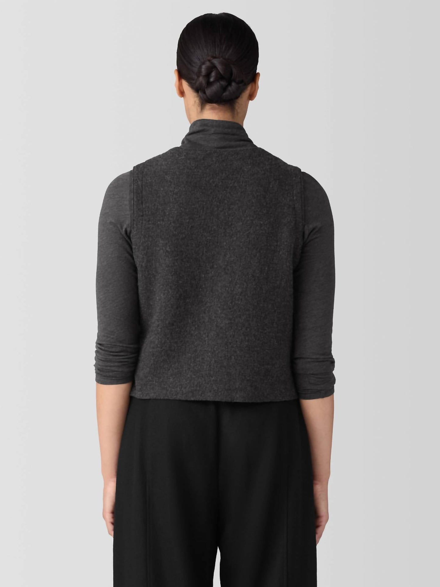 Eileen Fisher - Lightweight Boiled Wool Vest