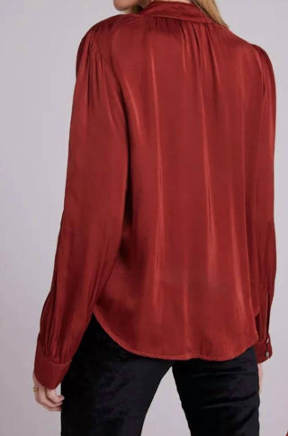 Bella Dahl - SHIRRED BUTTON UP BLOUSE