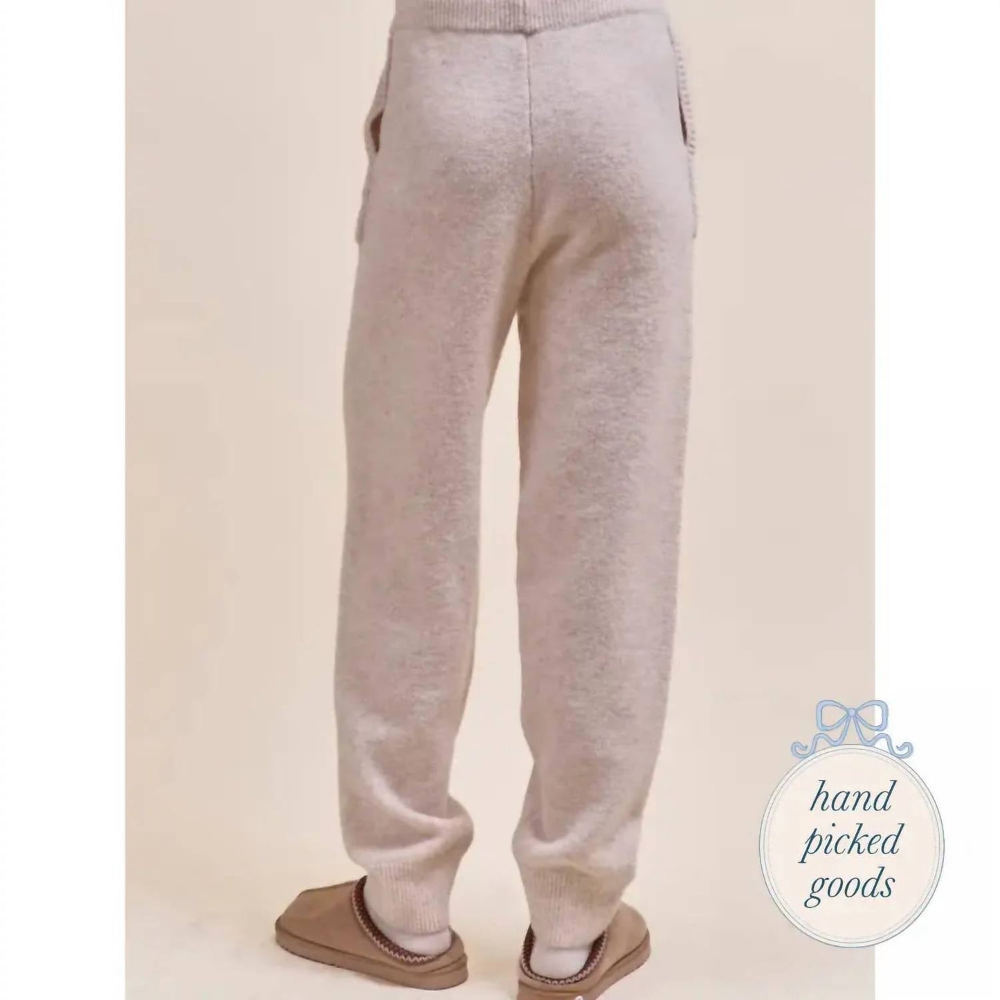 &Merci - Women's Knit Sweater Jogger Pants