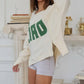 Bucketlist - 'ciao' Raw Edge Terry Tee