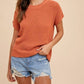 Anniewear - Women's Short Sleeves Sweater